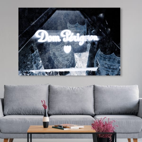 Oliver Gal 'Iced Rocks Dom' Drinks and Spirits Wall Art Canvas Print ...