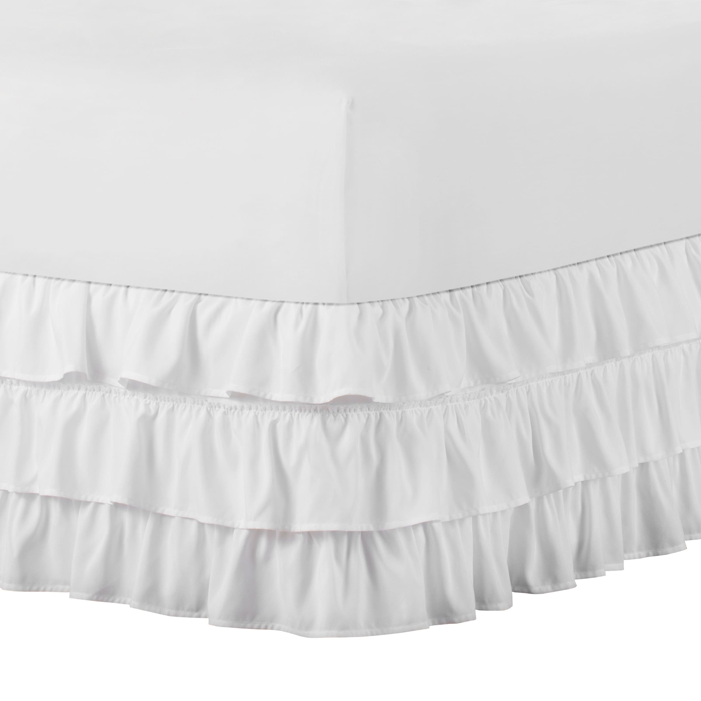 twin bed skirt 16 inch drop