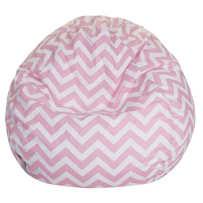 Chevron Shredded Foam Cotton Bean Bag Chair