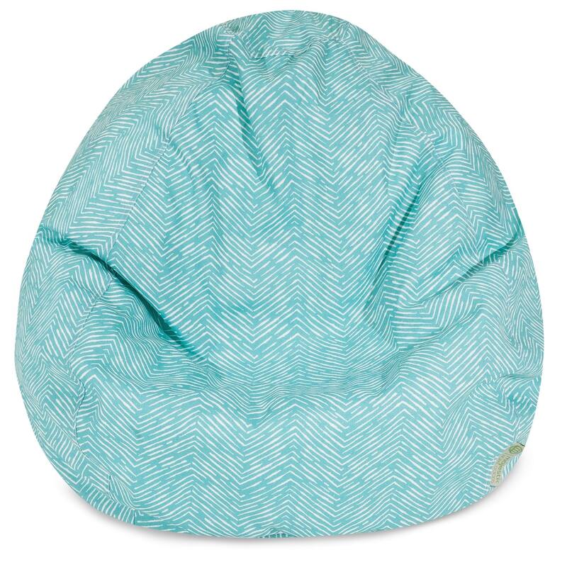 Southwest Shredded Foam Bean Bag Chair - Navy Blue - 22'' H x 28'' W x 28'' D