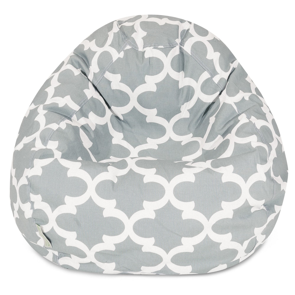 Trellis Shredded Foam Bean Bag Chair