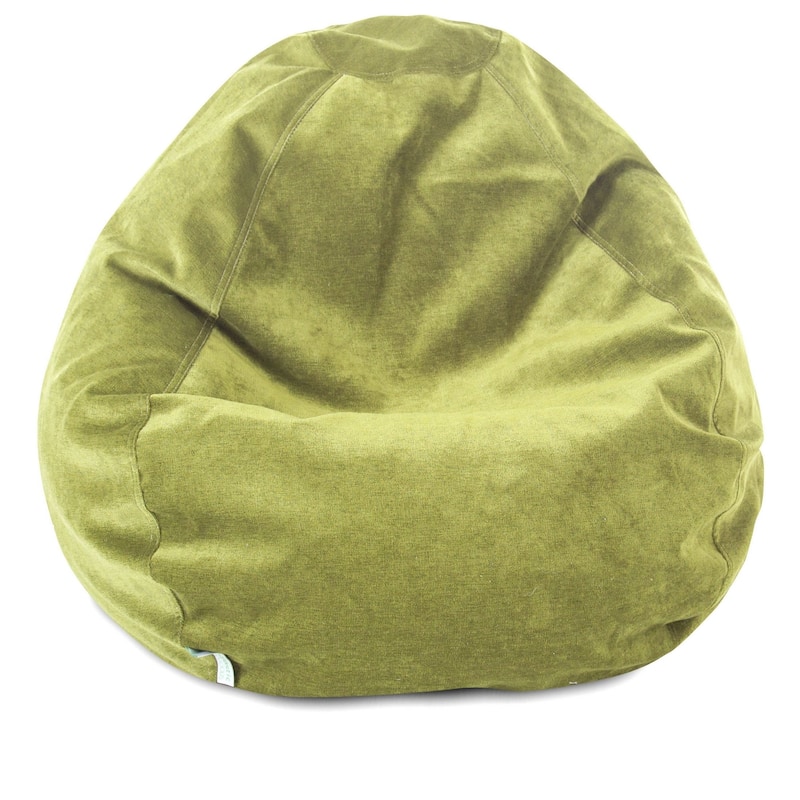 Villa Shredded Foam Bean Bag Chair - Apple - 23'' H x 35'' W x 35'' D