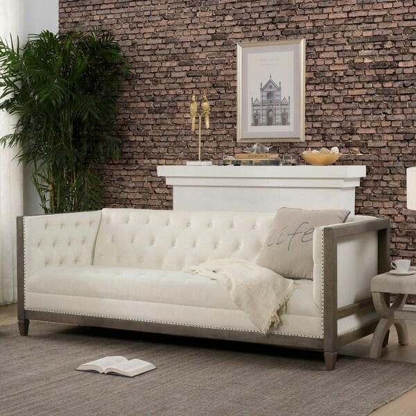 Buy Tufted Back White Sofas Couches Online At Overstock Our
