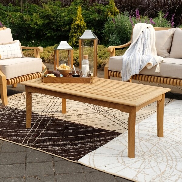 Cambridge Casual Kokomo Teak Patio Coffee Table