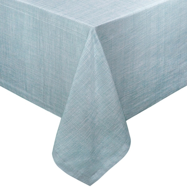 Chambray Vinyl Flannel Backing Rectangle Table Cloth 52 X 70 Blue Chambray Vinyl Flannel Backing Rectangle Table Cloth 52 X 70 Blue