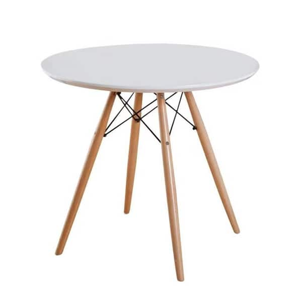 Shop Porthos Home Cacey Circle Dining Table Mdf Top And Beech Wood Legs On Sale Overstock 29809255