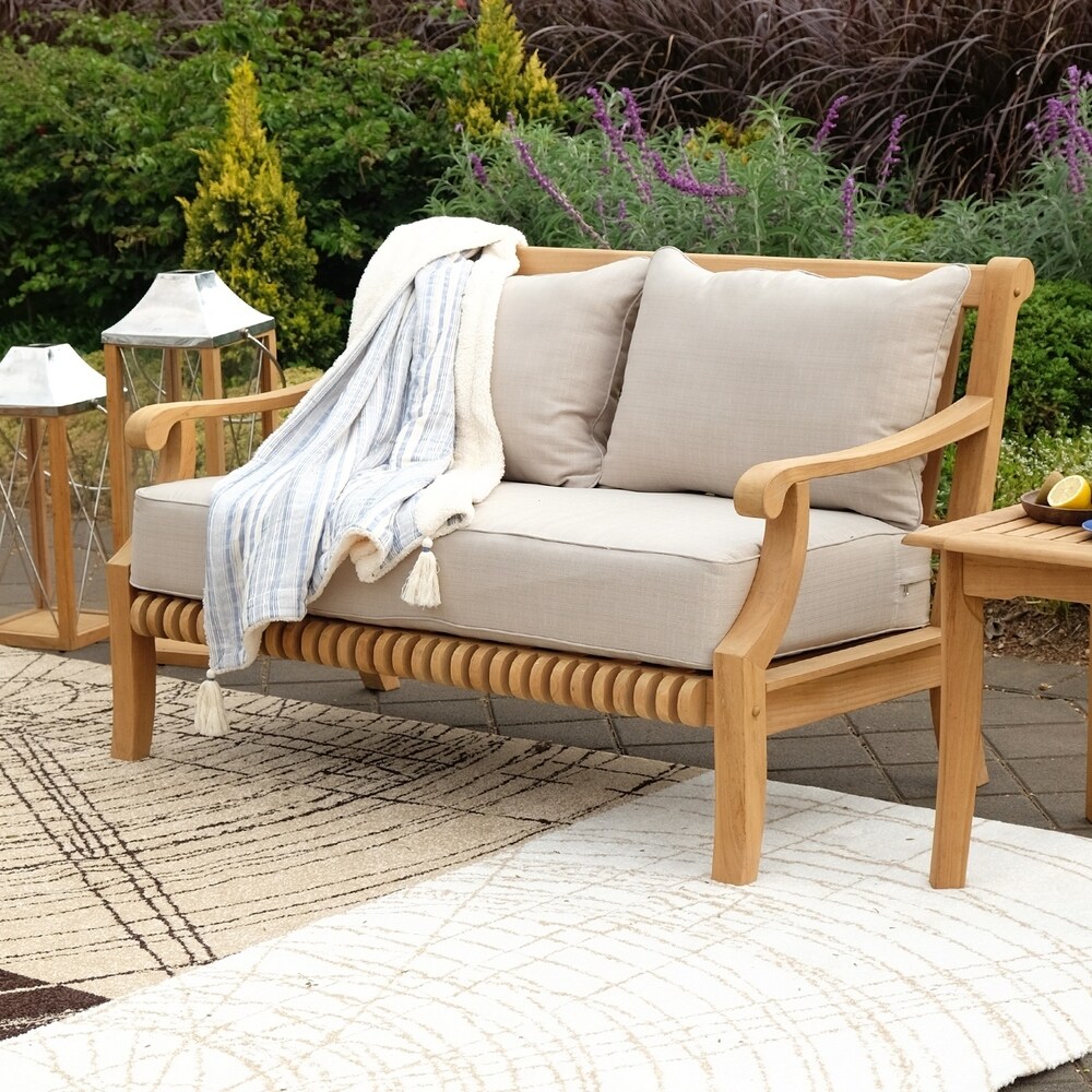 Buy Teak Outdoor Sofas Chairs Sectionals Online At Overstock