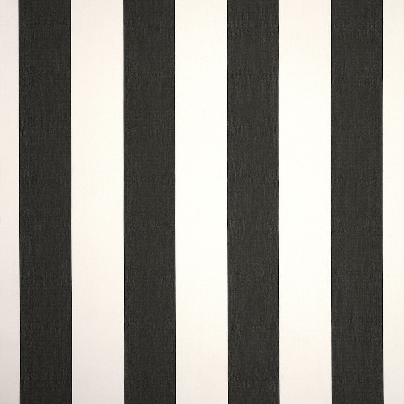 Roah Black White Stripes with Jockey Red Indoor/Outdoor Square Pillows (Set of 2) by Havenside Home