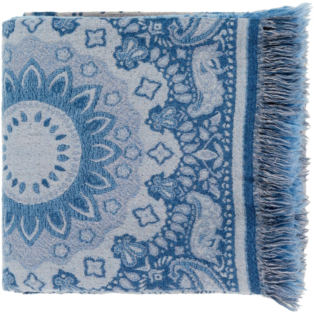 Karmi Global Woven 50" x 70" Wool Throw