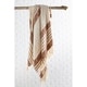 preview thumbnail 1 of 3, Livabliss Giselle Cottage Hand Woven 50" x 60" Cotton-Blend Throw Burnt Orange