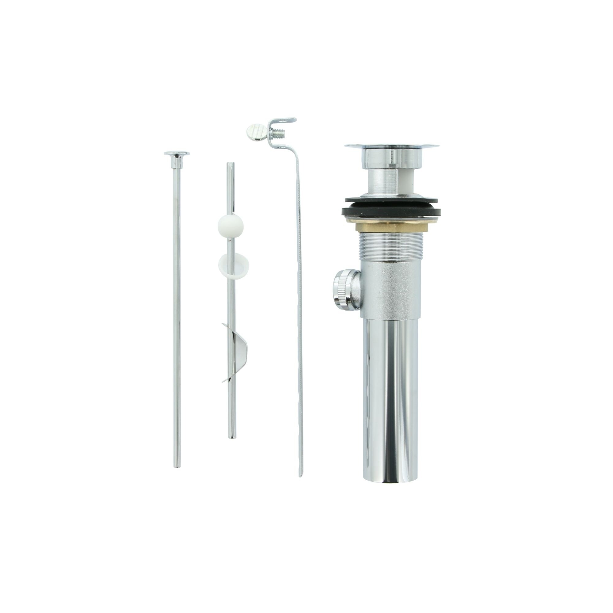 Shop Aquaplumb 2116 Chrome Plated Brass Pop Up Drain Assembly With Linkage Overstock 29811377
