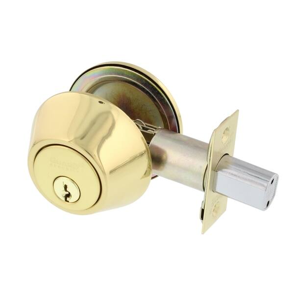 Shop Guard Security 1990x281hdpb Grade 3 Polished Brass 1 Cylinder