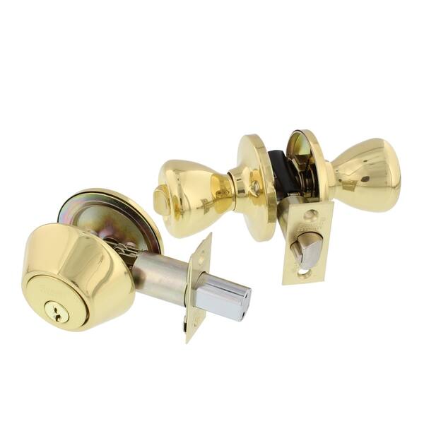 Shop Guard Security 1990x281hdpb Grade 3 Polished Brass 1 Cylinder