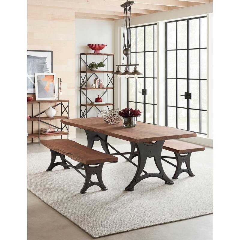 Carbon Loft Wiley Live Edge Bookshelf