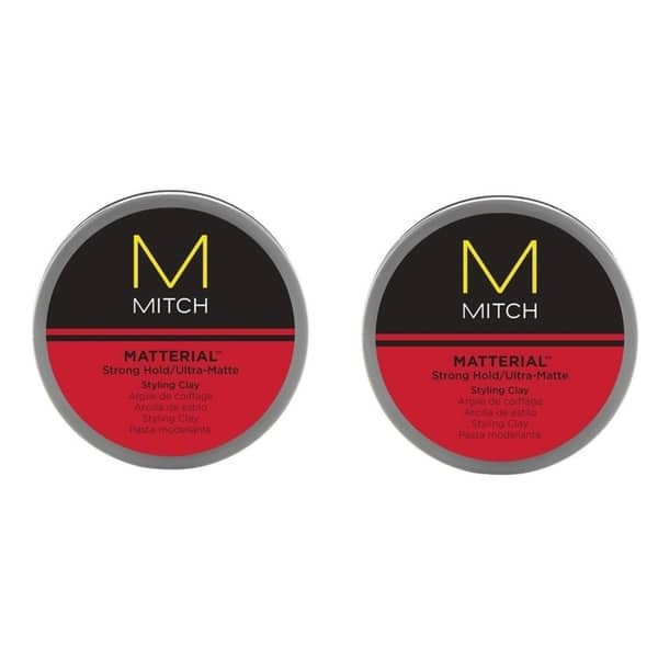 Paul Mitchell Matterial Strong Hold Ultra Matte Styling Clay 3 Oz 2 Pack On Sale Overstock