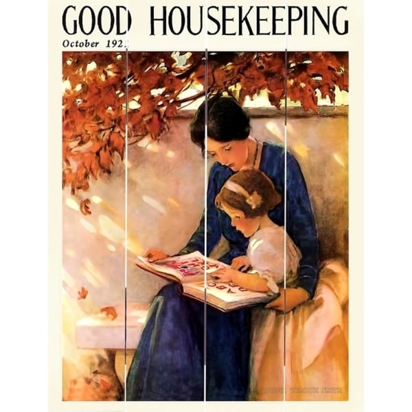 Wood Pallet Art - Good Housekeeping Oct 1921. Opens flyout.
