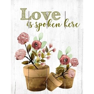 Wood Pallet Art - Love Is Spoken - Bed Bath & Beyond - 29812220