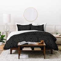 Echelon Home Three Line Hotel Collection 3-piece Duvet Cover Set - On Sale  - Bed Bath & Beyond - 9965408