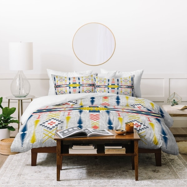Deny Designs Bohemian Geometric Style 3 Piece Duvet Cover Set. Opens flyout.