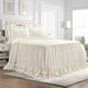 preview thumbnail 1 of 17, Lush Decor Ella Shabby-chic Ruffle Lace Bedspread Set