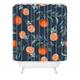 Deny Designs Orange Leaf Shower Curtain