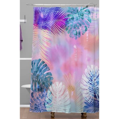 Deny Designs Tropical Pink Shower Curtain