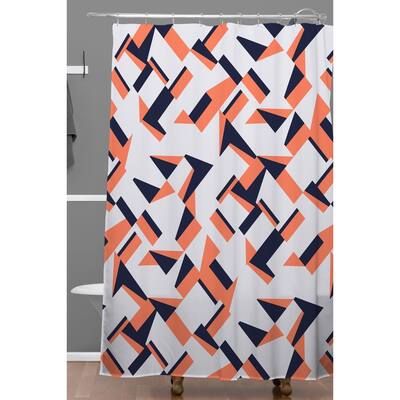 Deny Designs Modern Tile Geometric Shower Curtain