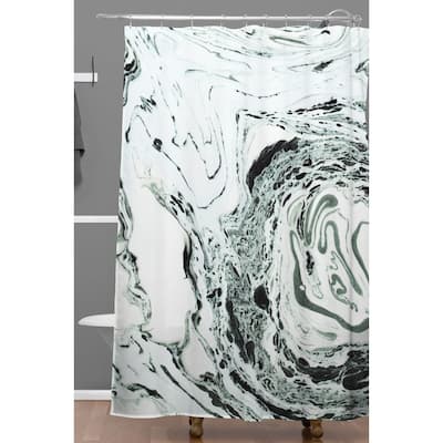 Deny Designs Salt Marble Shower Curtain