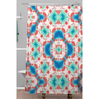 Deny Designs Abstract Dye Shower Curtain