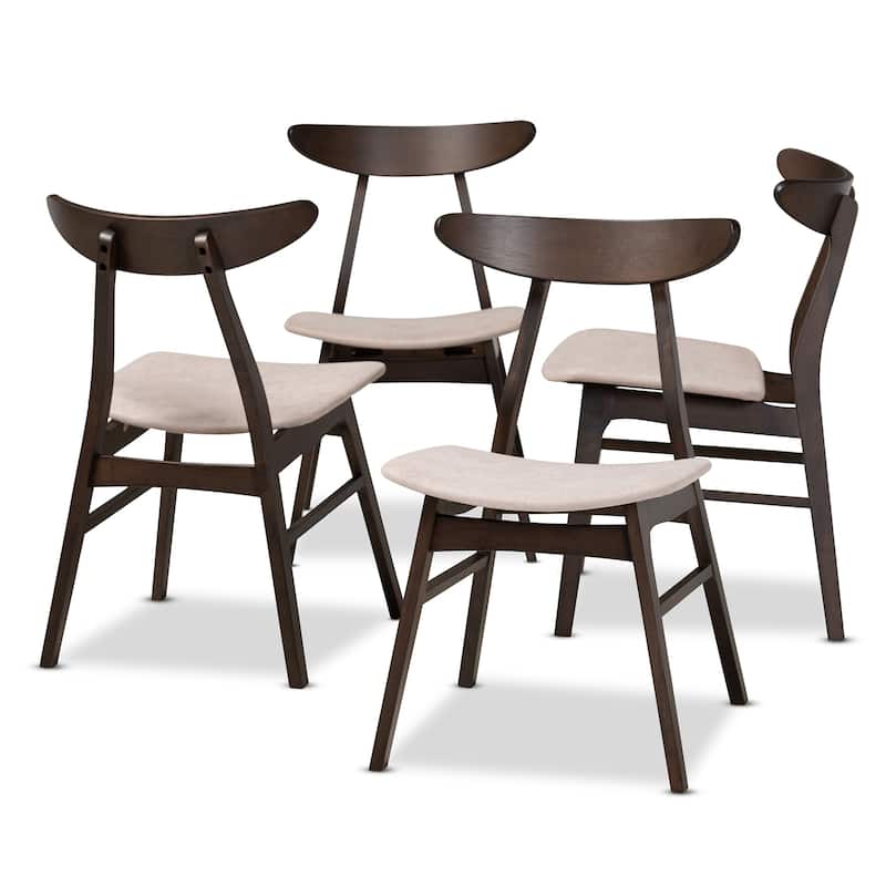 Carson Carrington Pautrask Upholstered 4-piece Dining Chair Set