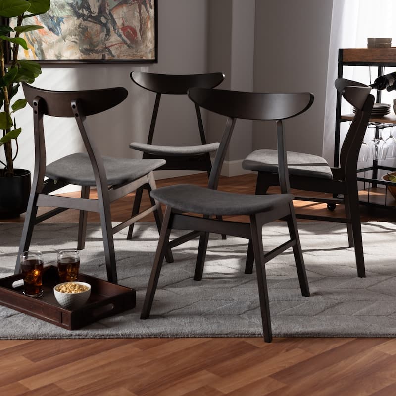 Carson Carrington Pautrask Upholstered 4-piece Dining Chair Set