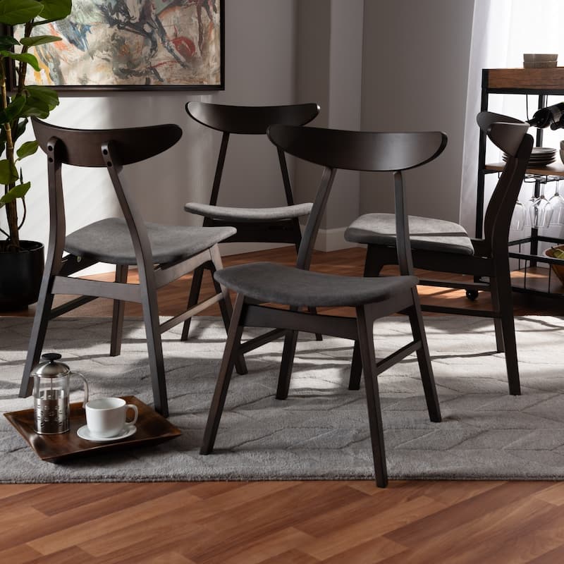 Carson Carrington Pautrask Upholstered 4-piece Dining Chair Set