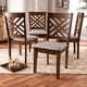 preview thumbnail 5 of 3, Caron Modern and Contemporary Upholstered 4-Piece Dining Chair Set
