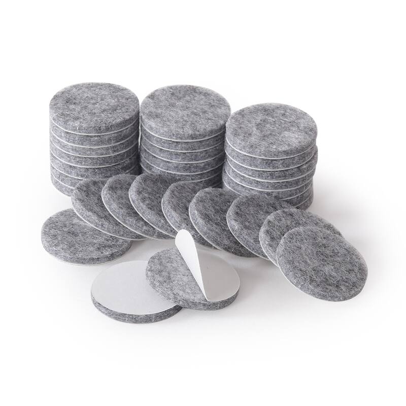 Durable Self-Adhesive Furniture Floor Protector Felt Pad Stickers, (32-pieces) by Jennifer Taylor Home - 32-pack