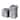 Hathaway Grey Marble Cube Design Bookends