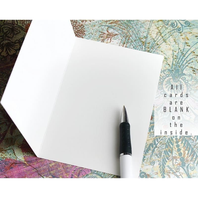 Paper Junkie 48 Pack Blank Birthday Cards with Envelopes Bulk, 6 Designs (4x6 In)