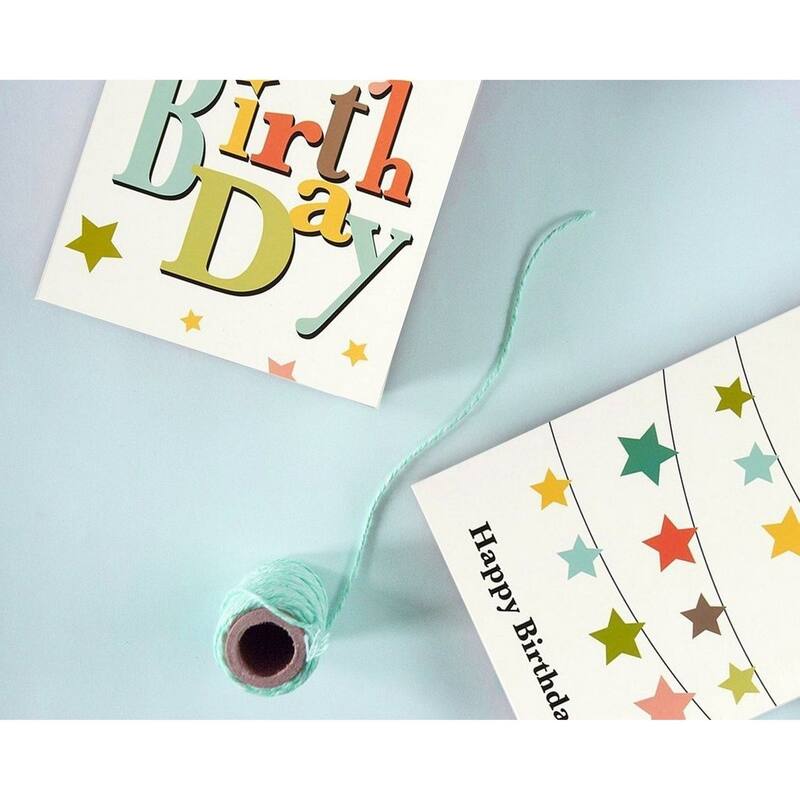 Paper Junkie 48 Pack Blank Birthday Cards with Envelopes Bulk, 6 Designs (4x6 In)