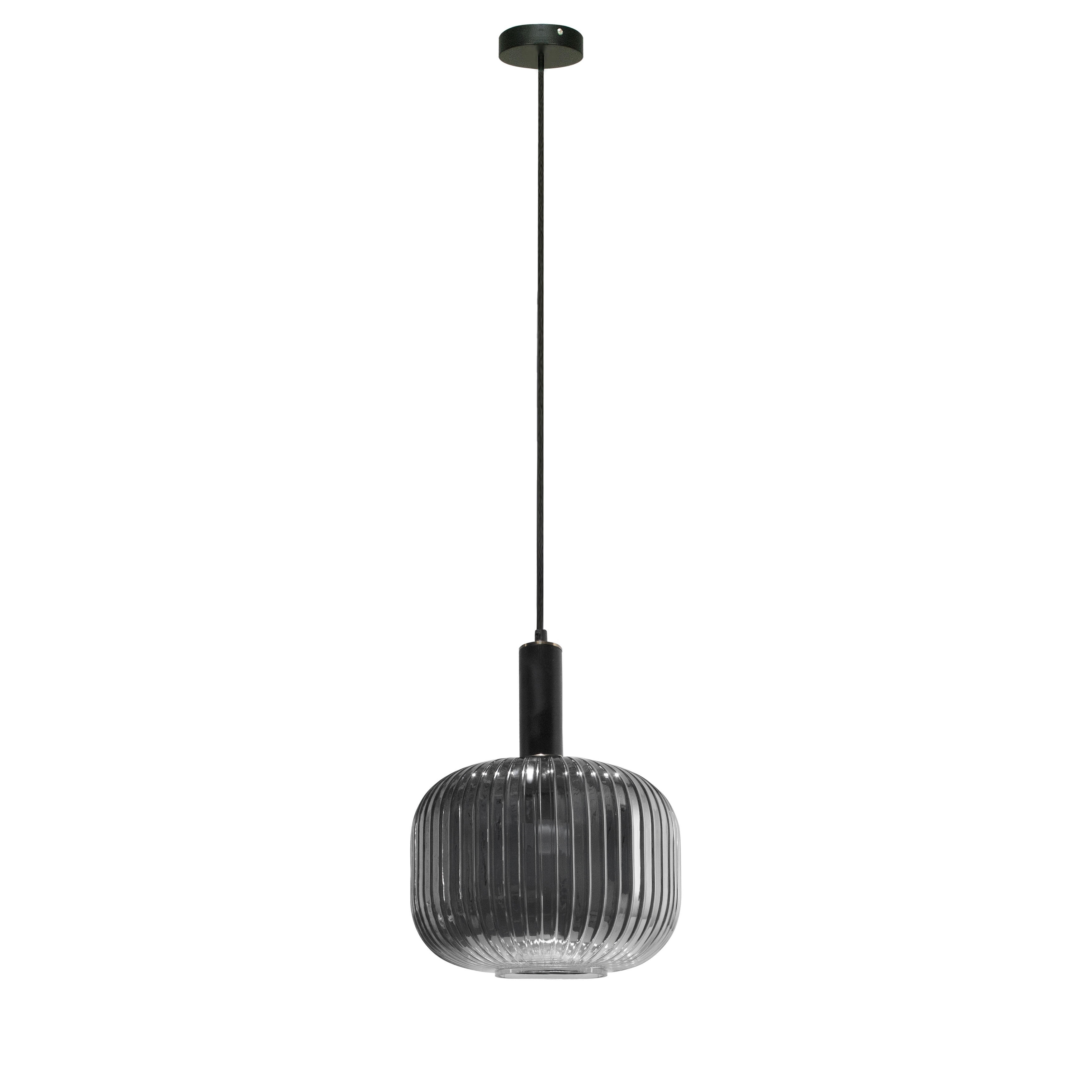 Canyon Home Contemporary Pendant Light Fixture with Grey Glass Shade, Elegant Multi Directional Ceiling Fixture Dimmable Option - Chandeliers For Bedrooms by Overstock.com