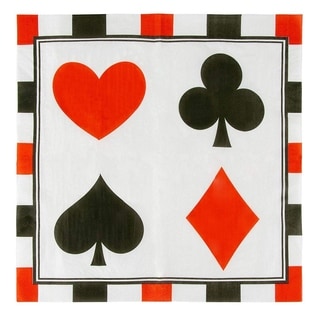 Casino Napkins 25cm - 16pcs main image 0