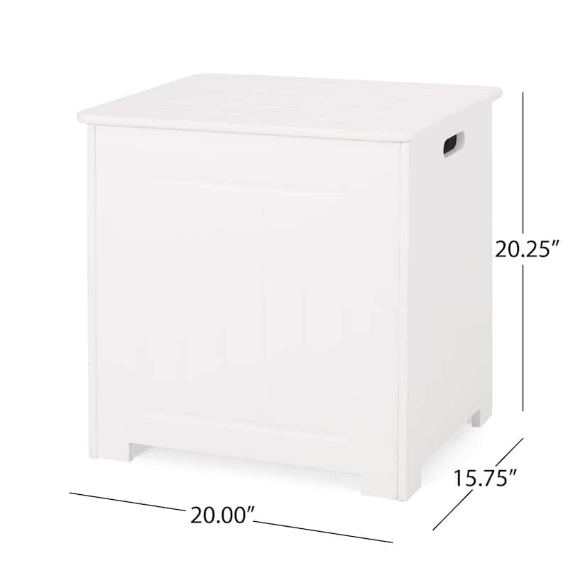Killarney Modern Laundry Hamper with Lid by Christopher Knight Home