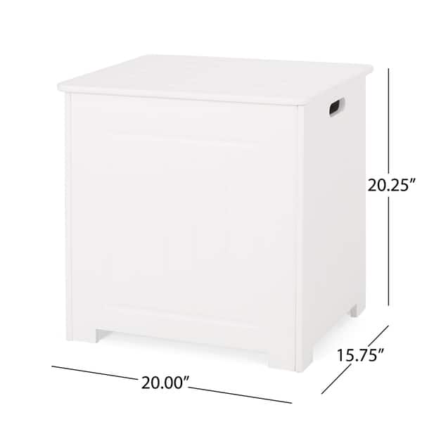 dimension image slide 1 of 2, Killarney Modern Laundry Hamper with Lid by Christopher Knight Home