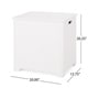 preview thumbnail 4 of 16, Killarney Modern Laundry Hamper with Lid by Christopher Knight Home