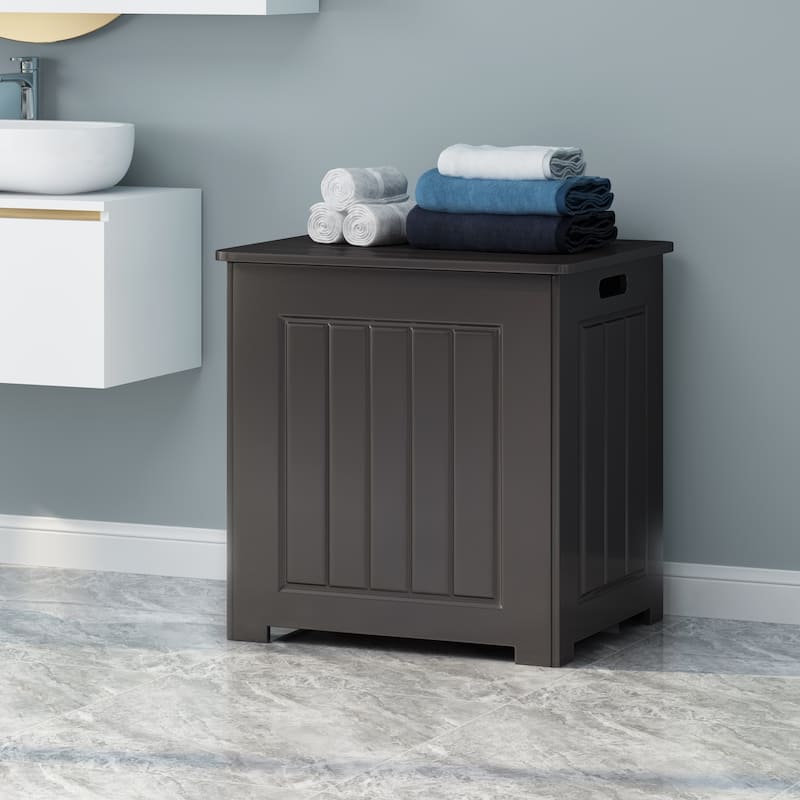 Killarney Modern Laundry Hamper with Lid by Christopher Knight Home