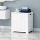 preview thumbnail 2 of 16, Killarney Modern Laundry Hamper with Lid by Christopher Knight Home
