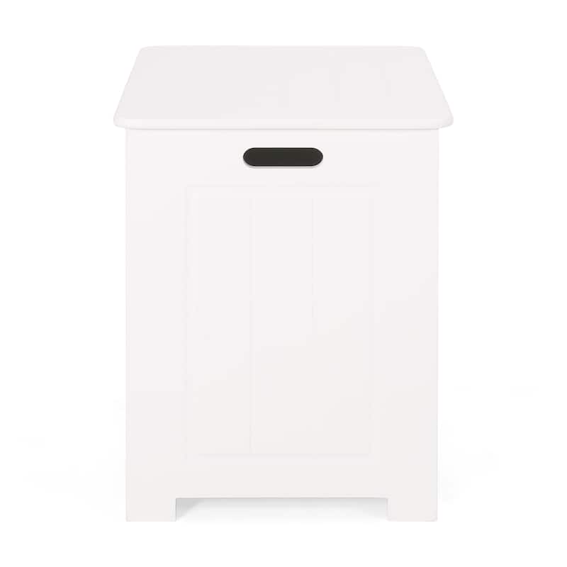 Killarney Modern Laundry Hamper with Lid by Christopher Knight Home