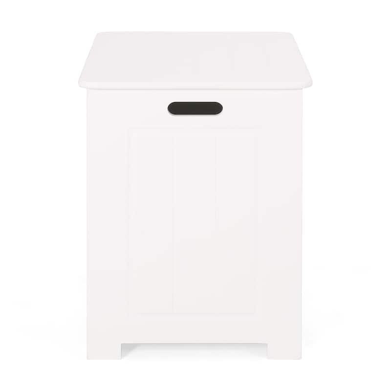 Killarney Modern Laundry Hamper with Lid by Christopher Knight Home