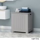 preview thumbnail 15 of 16, Killarney Modern Laundry Hamper with Lid by Christopher Knight Home