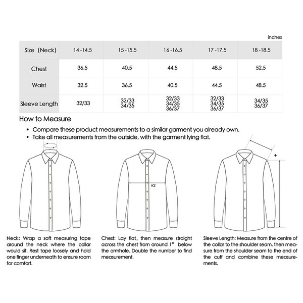mens dress shirt 18 32 33 slim fit