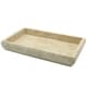 preview thumbnail 1 of 2, Creative Home Champagne Marble Vanity Tray, Bath Towel Tray, Bathroom Accessory Organizer - Beige Beige