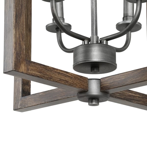 Rustic 4 Lights Pendant Hanging Lighting Fixture For Kitchen Lights Pendant Hanging Lighting Fixture